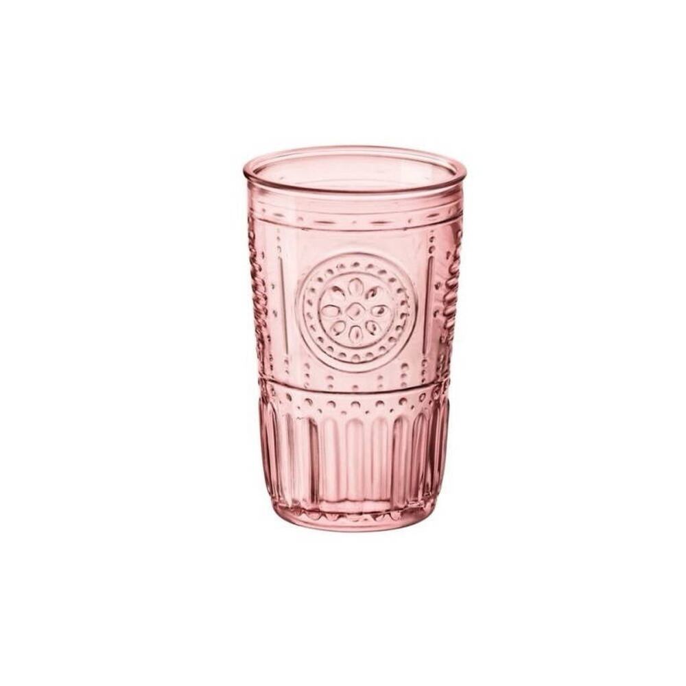 Bormioli Rocco 16oz Romantic Cooler | Light Pink Set Of 2